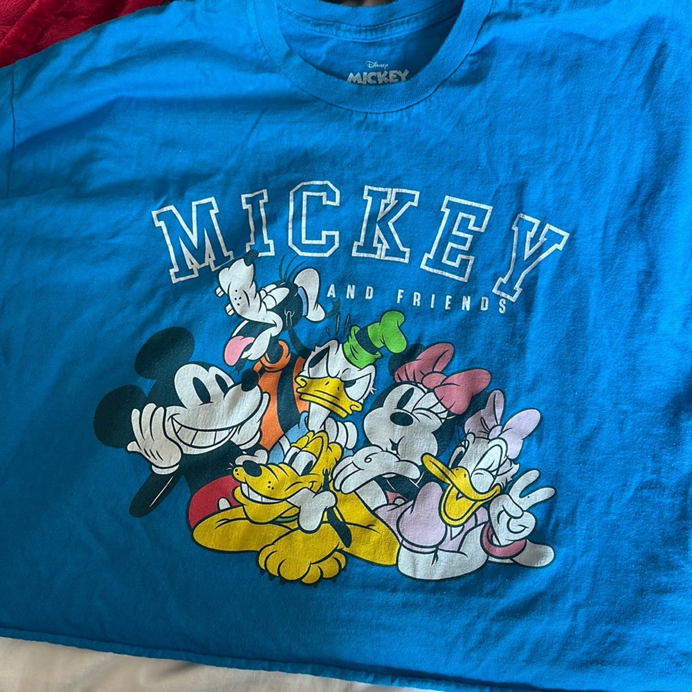 Vintage blue, Mickey Mouse and friends T-shirt